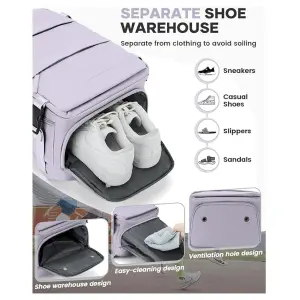 Maleta de Cabina Amazon con Zapatero: ¡Organización y Estilo en un Solo Equipaje! - Maleta Cabina Amazon Con Zapatero