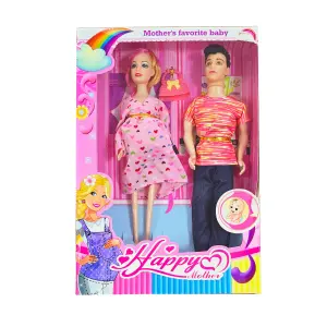 Muñeca Madre con Bebé: El Vínculo del Amor Familiar - Muñeca Madre Mama Muñeco Vestido Pareja