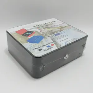 Caja Metálica de Alta Resistencia: 250mm x 200mm x 90mm - Caja menor metálica 250mmx200mmx90mm