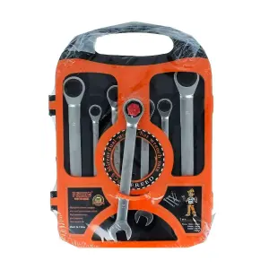 Set de Llaves Mixtas de 7 Piezas: Herramientas Esenciales para tu Taller - Set llave mixta 7 piezas