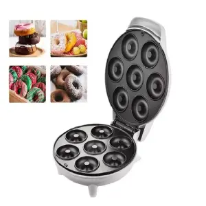 Máquina de Mini Donuts Eléctrica: ¡Prepara Deliciosos Donuts en Minutos! - Maquina de Mini Donuts Eléctrica