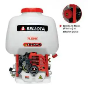 Fumigadora Potente y Duradera: Tu Aliada para el Cuidado de Cultivos - FUMIGADORA MOTOR BOMBA NYLON 25 LITROS