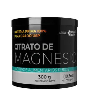 Citrato de Magnesio Puro - Energía y Bienestar Natural (300 gm) - Citrato de Magnesio puro x 300 gm