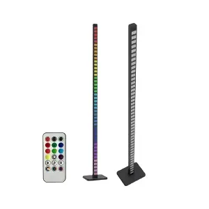Barra de Iluminación LED RGB: ¡Transforma tu Espacio con Color y Estilo! - Barra Iluminacion LED Rgb Control Remoto