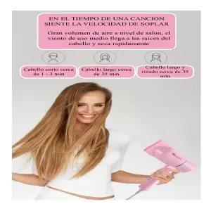 Secador de Cabello Profesional Mini: Potencia y Estilo en Tu Mano - Secador De Cabello Profesional Mini