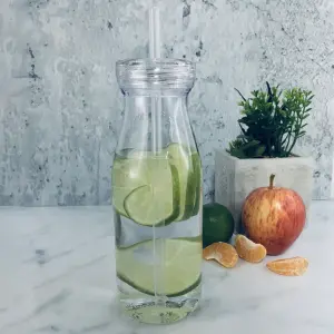 Botella de Agua Refrescante con Pitillo - 500 ml - Botella con pitillo 500 m