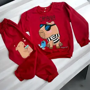 Sudadera Deportiva ÑO Capibara Roja