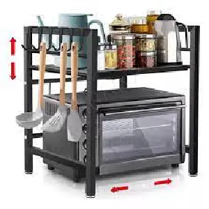 Estante Multifuncional para Horno: ¡Organización y Estilo en Tu Cocina! - Estante multifuncional para horno