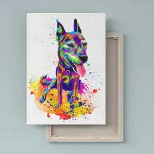 Perros Lienzo 09: Arte que Ladra Alegría a Tu Hogar - PERROS LIENZO 09