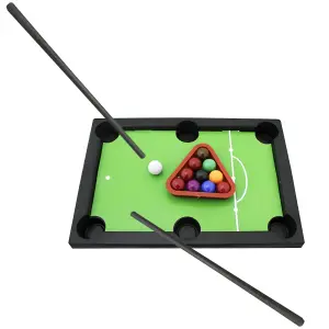 ¡Diversión en Miniatura! Mesa de Billar para Niños - Mesa Mini Pool Billar Taco Juguete Niños