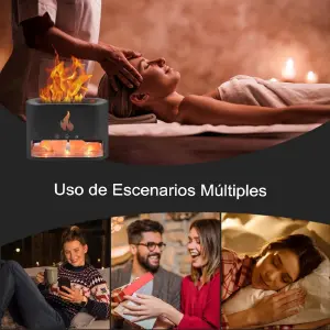 Difusor de Aromas 250ml Efecto Fuego: Crea un Ambiente Relajante - Difusor De Aromas 250ml Efecto Fuego