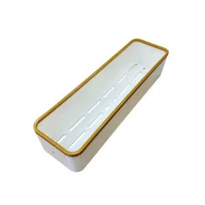 Estante Rectangular Adhesivo Montaje Par