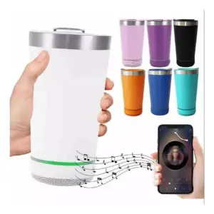 Vaso Térmico Portátil con Parlante Integrado: Tu Compañero Ideal - VASO TÉRMICO BEDIDAS PORTÁTIL PARLANTE