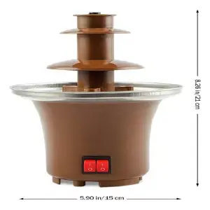 Fuente de Chocolate de 3 Niveles: ¡Elegancia y Delicioso Placer! - Fuente Chocolate 3 Niveles Fondue