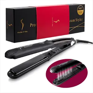 Plancha Cabello Vapor Profesional Argan: ¡Belleza Radiante al Alcance de Tus Manos! - Plancha Cabello Vapor Profesional Argan
