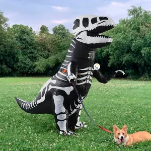 Disfraz de Dinosaurio Esqueleto Gigante Inflable DNHUESO - Disfraz Dinosaurio Esqueleto DNHUESO