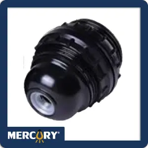 PORTALAMPARA E27 NEGRO DOBLE ANILLO: Elegancia y Funcionalidad para tu Iluminación - PORTALAMPARA E27 NEGRO DOBLE ANILLO