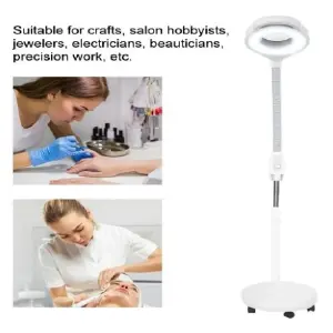 Lámpara Facial con Lupa 5x: Iluminación Profesional para tu Spa o Consulta Dental - Facial Lámpara Lupa 5x Luz Led Spa Odont