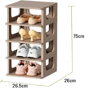 Organizador de Zapatos Plegable de 5 Niveles: ¡Orden Instantáneo! - Organizador de Zapatos Plegable de 5 lvl