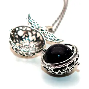 Collar Llamador Ángel: Un Susurro de Plata para Tu Bebé - Collar Llamador Angel Lluvia De Plata