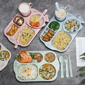 Set de Platos de Bambú: Elegancia y Sostenibilidad para tu Mesa - Set Plato Bambu 6 Piezas