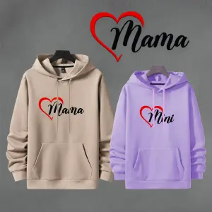 Buso "MAMA MINI" Cocoa Lila: Estilo y Comodidad para Mamá e Hija - Buso Buzo, Hoodie MAMA MINI COCOA LILA