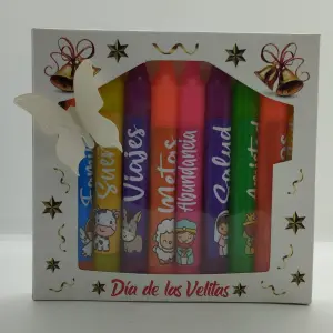 Velitas de Navidad: Lindos Deseos en Colores Vibrantes - Velitas de Navidad Lindos Deseos Colores