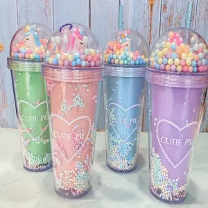 VASO PITILLO UNICORNIO DE COLORES - ¡La Magia al Alcance de tu Mano! - VASO PITILLO UNICORNIO DE COLORES