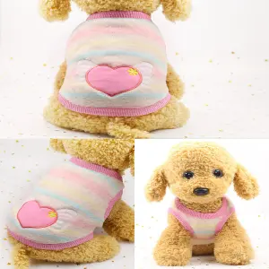 Suéter Corazón de Algodón para tu Mascota - Suéter Corazón de Algodón-Ropa Mascotas