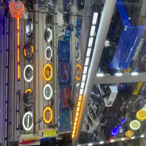 Baliza LED Bicolor de Alta Visibilidad - 115cm - Baliza 24 modulos  bicolor 115cm +chupas