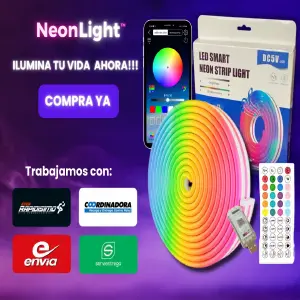 X 2 Kit Luces Rítmicas: ¡Ilumina Tus Espacios al Ritmo de tu Música! - X 2 Kit Luces Rítmicas + 2 M GRATIS NETF