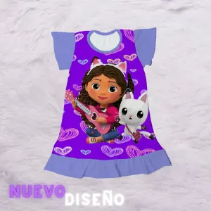 Pijama Encantadora para Niñas: ¡Noches de Juego en la Casa de Muñecas! - pijama niña casa de muñecas