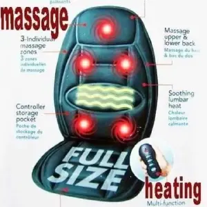 Silla Masajeadora Portátil para Auto y Carro - Silla Masajeadora Portatil Carro Auto