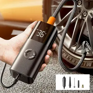 Inflador de Llantas Portátil: Aire Rápido Donde Lo Necesites - Inflador Llantas Portable Compresor