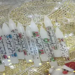 Velitas de Navidad con Lindos Deseos: Ilumina tu Navidad - Velitas de Navidad con Lindos Deseos