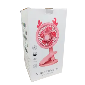 Ventilador con Pinza Mini HL-037A: Frescura Portátil y Versátil - VENTILADOR CON PINZA MINI HL-037A