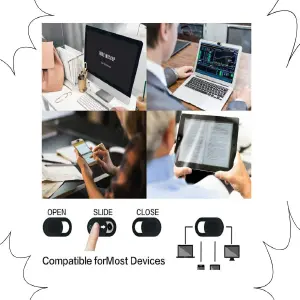 Cubierta de cámara web para ordenador portátil: Privacidad y seguridad al instante - Cubierta de cámara web para ordenador po