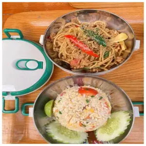 Lonchera Porta Comida 2 en 1: ¡Almacenamiento Inteligente para tus Deliciosas Comidas! - Lonchera porta comida 2 en 1 almacenador