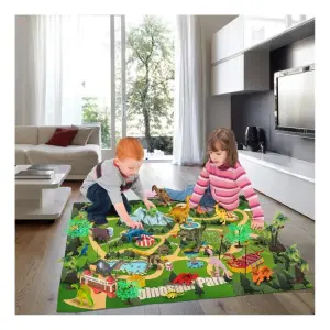Set Parque Dinosaurios: ¡Aventura Prehistórica en tu Hogar! - Set parque dinosaurios