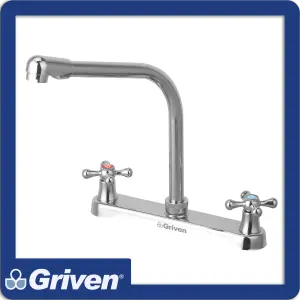 Grifo para Fregadero Cuello Cobra Doble Comando: Elegancia y Funcionalidad - GRIFO P/FREGADERO CUELLO COBRA DOBLE MA