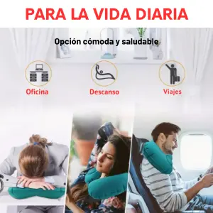 Almohada Inflable para Cuello: Tu Compañera de Viaje Ideal - Almohada Cuello Inflable Descanso Viajes