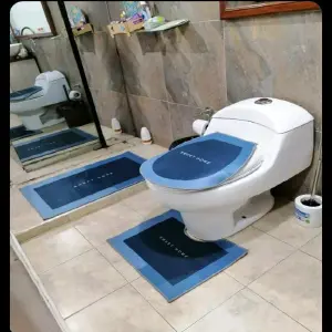 Trio de Tapetes de Baño: Comodidad y Estilo para Tu Hogar - Trio de tapetes de baño