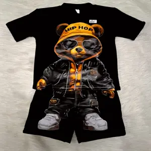 Conjunto Infantil ST1A: Comodidad y Estilo para tus Pequeños - Conjunto niños  Bermuda y camiseta ST1A