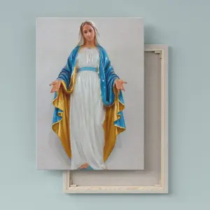VIRGEN LIENZO 03: La Pureza del Arte en Tus Manos - VIRGEN LIENZO 03