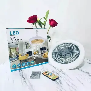 Lámpara Ventilador de Techo con Control Remoto: Ilumina, Refresca y Aromatiza tu Hogar - Lampara Ventilador De Techo Con Control