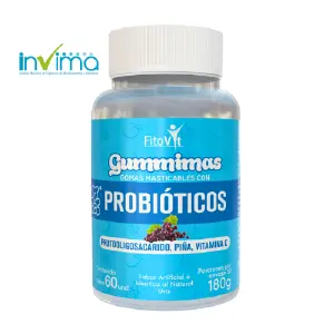 PROBIÓTICOS GOMITAS X60UND FITOVIT: ¡Salud Intestinal al Alcance de tu Mano! - PROBIOTICOS GOMITAS X60UND FITOVIT