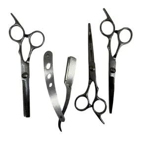 Kit de Barbería Profesional: Estuche Completo de Acero Inoxidable - Kit Estuche de Barberia Acero Inoxidable
