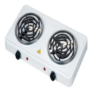 Fogón Eléctrico 2 Puestos: ¡Cocina con Estilo y Eficiencia! - Fogon Eléctrico 2 Puestos Estufa Electri