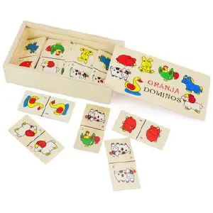 Dominó Infantil de Madera: ¡Aprendizaje Divertido y Creativo! - Domino Infantil De Madera Juego Didactic