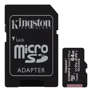 Memoria Micro SD Kingston 64GB Clase 10: Almacenamiento Rápido y Confiable - MEMORIA MICRO SD KINGSTON 64GB CLASE 10